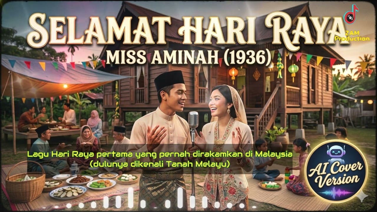 SELAMAT HARI RAYA - MISS AMINAH (1936) | AI COVER VERSION 2026