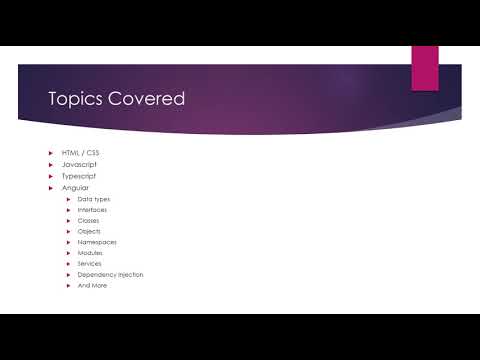 Angular Course - Introduction