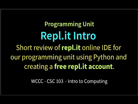 csc103 Replit Intro