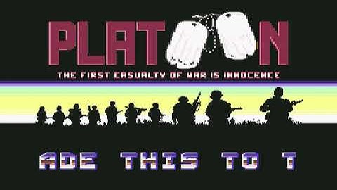 platoon demo by ash and dave! Commodore 64 (C64)