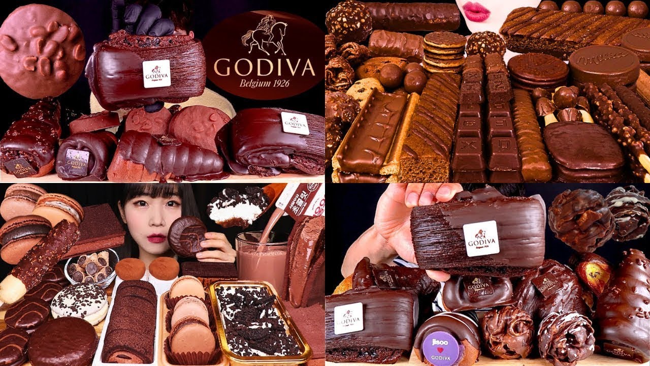 🍦ASMR MUKBANG DESSERT COMPILATION🍫   Eating Chocolate, Ice Cream, Cake   Sweet Treats!