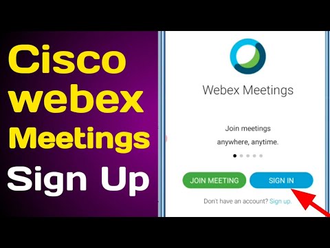 Cisco webex meetings Sign up | Join Webex meet | Create Cisco webex meetings Sign in Account