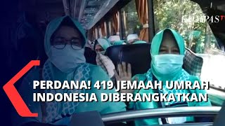 Detik-Detik Pelepasan Rombongan Umrah Perdana di Tahun 2022!