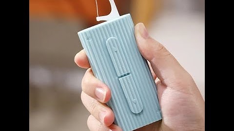 Portable Automatic Pop-Up Dental Floss Storage Box