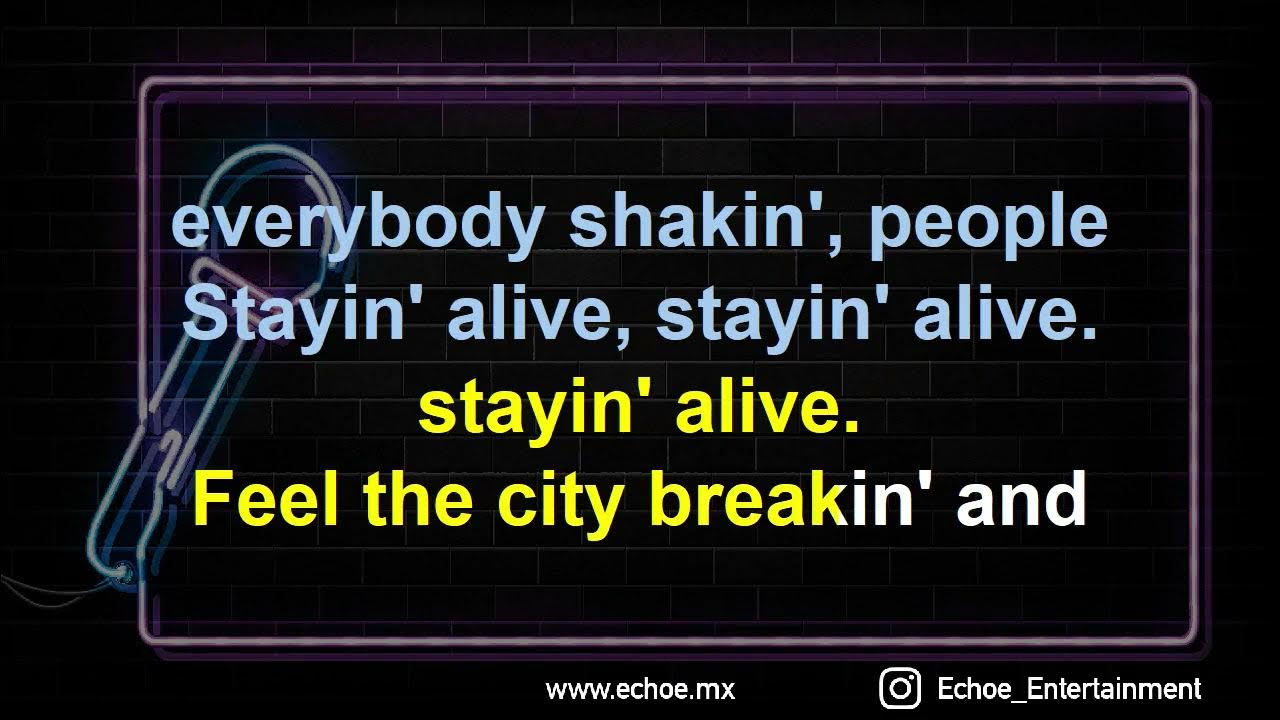 Capital Cities - Stayin Alive (Versión Karaoke) Capital Cities - Stayin Alive (Versión Karaoke)
