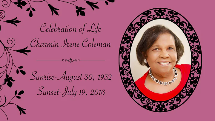 Celebration of Life Charmin Irene Coleman