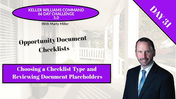 KW 66 5.0 Day 31 - Choosing Document Checklists and Reviewing Document Placeholders