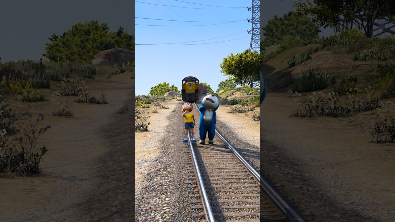 NOBITAman Hijack Train to Save Doraemon Mother Life 