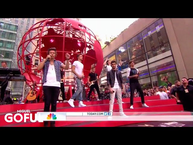 One Direction - Kiss You Live At (Today Show) class=