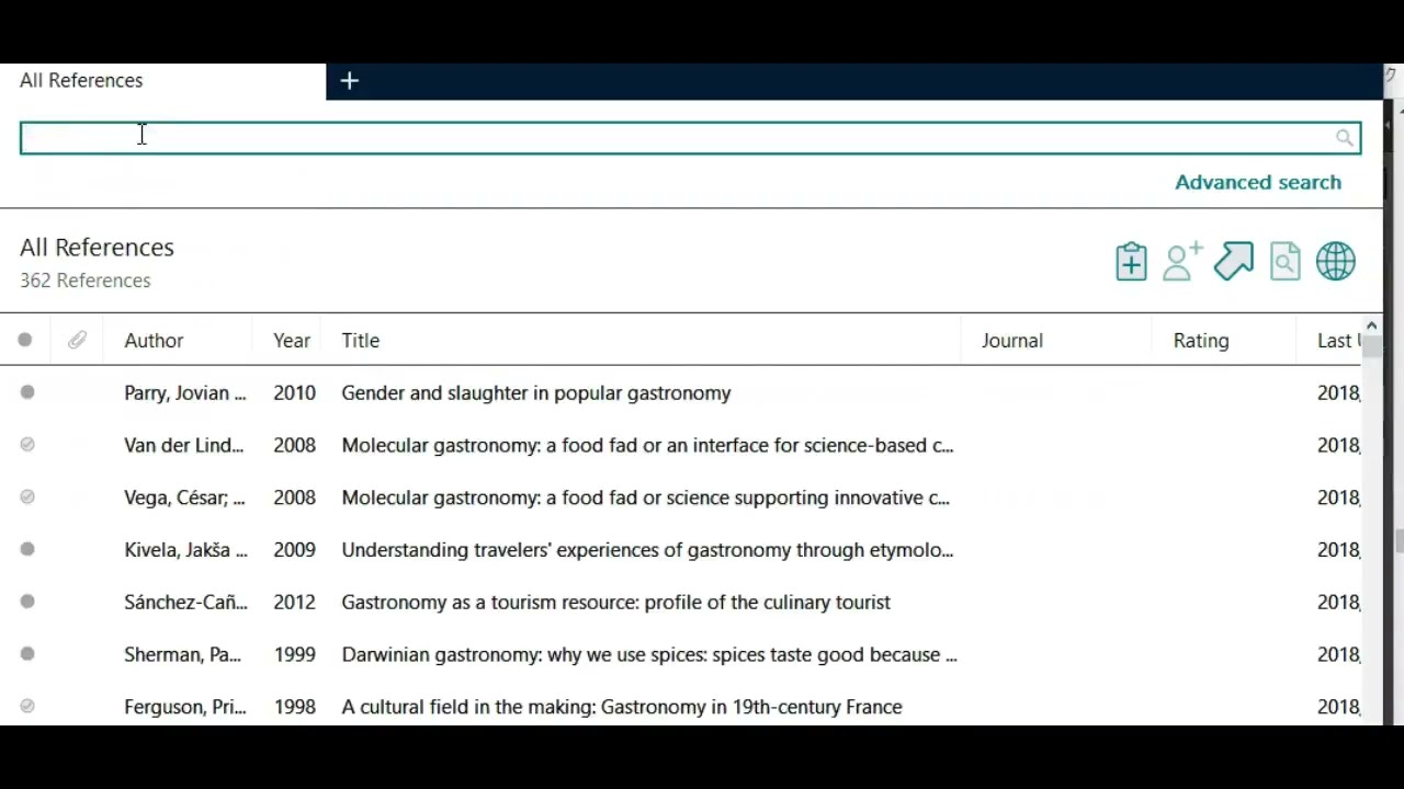 EndNoteの文献管理機能 | EndNote（文献管理、論文作成）
