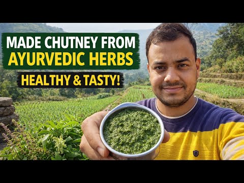 Made Chutney from Ayurvedic Herbs | Healthy & Tasty Village Recipe | @uniqueuttarakhandi