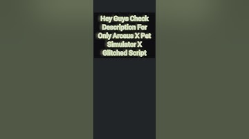 Arceus X Pet Simulator Script Link In Description