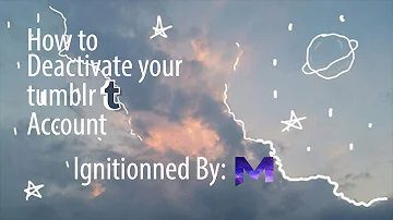 What happens when a Tumblr is deactivated?