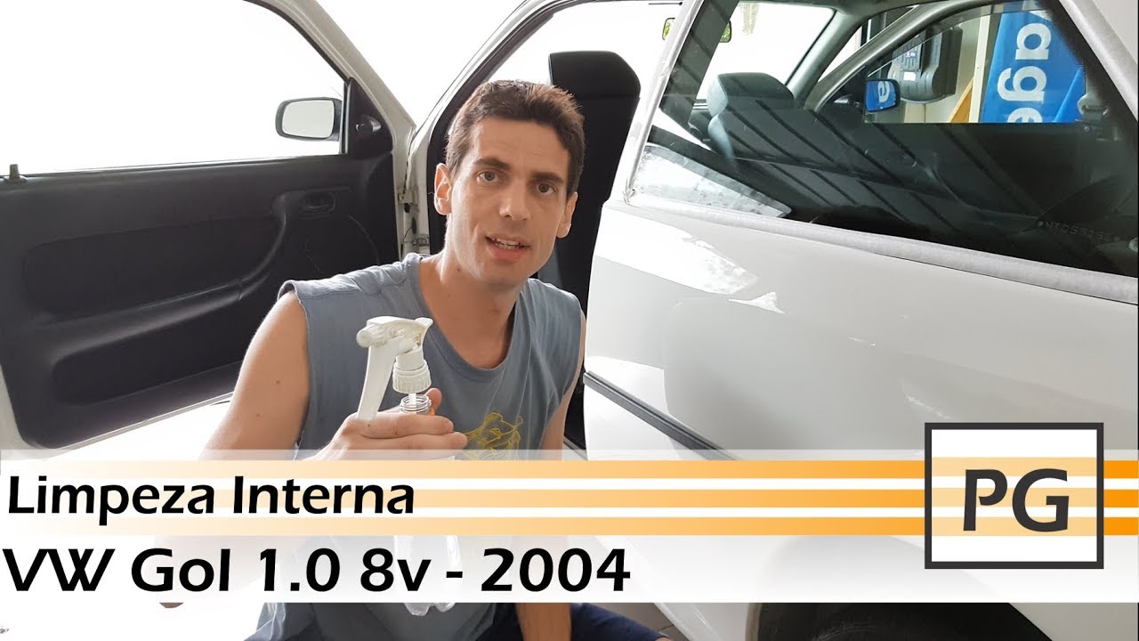 VW Gol 1.0 8v 2004 - Limpeza Interna - [4K]
