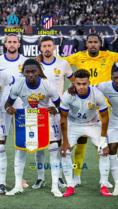 Spain 5-4 France Semi Final UEFA Nations League 2025⚪Player's Nation #short #france #duniabola