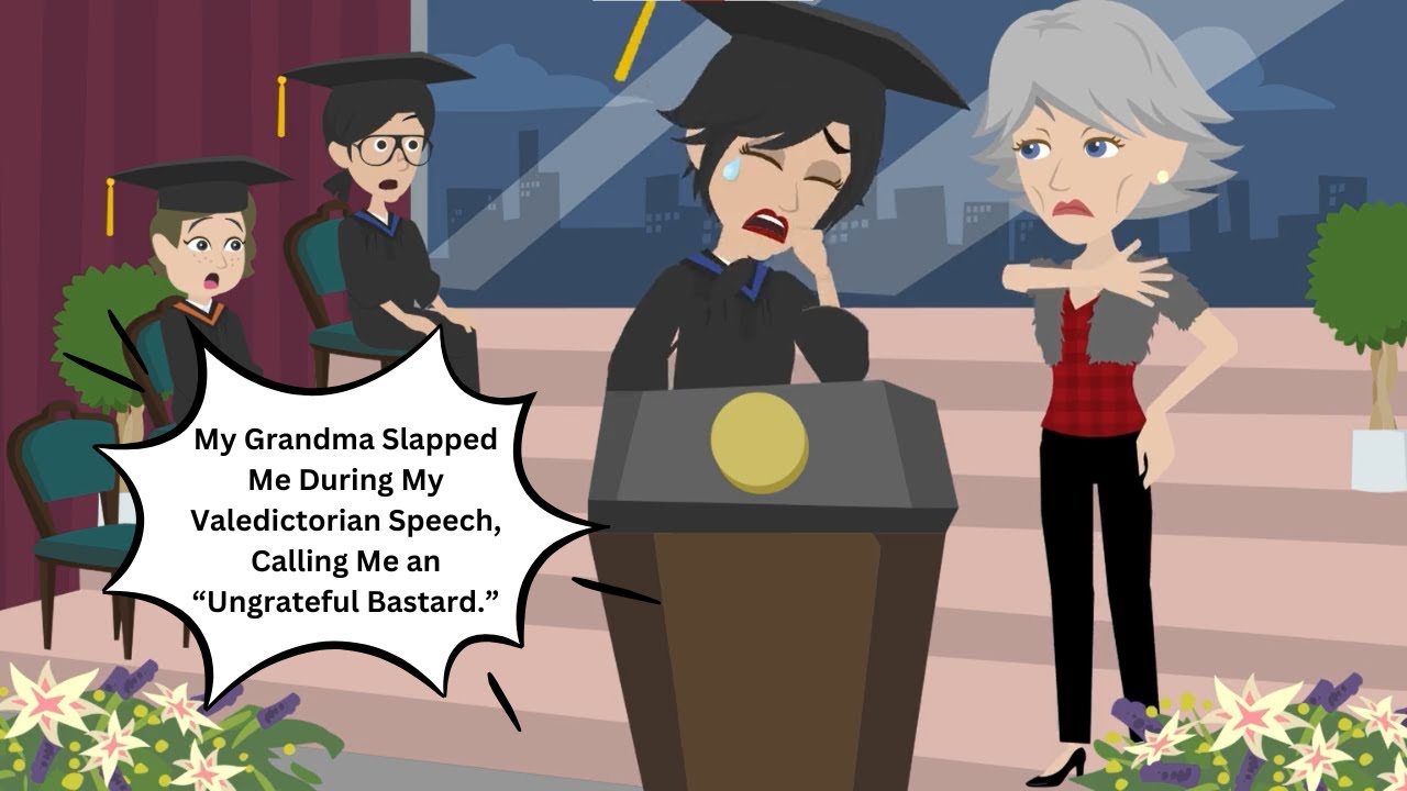 Моя бабушка дала мне пощечину во время моей прощальной речи, назвав меня «неблагодарным ублюдком».