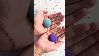 Turquoise 💎 + Purple 💜 Magic ✨ #colorfusion #arttok     #viralvideo #oddlysatisfying #satisfying