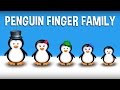 The Finger Family Penguin Family Nursery Rhyme | Penguin Finger Family Songs