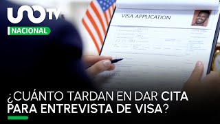¿Quieres Visa de EU? Ve cuánto tiempo tarda cada consulado en dar cita para entrevista