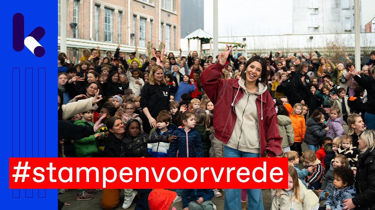 Stampen voor vrede met Sarah! 🕊️