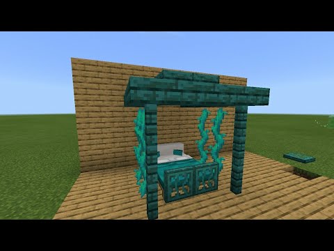 Minecraft: bed design tutorial - YouTube