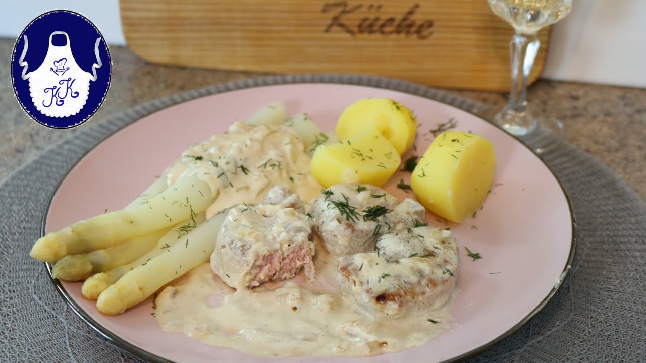 Schweinemedaillons in Estragon - Schmandsauce, schnell und lecker - YouTube Schweinemedaillons in Estragon - Schmandsauce, schnell und lecker - YouTube