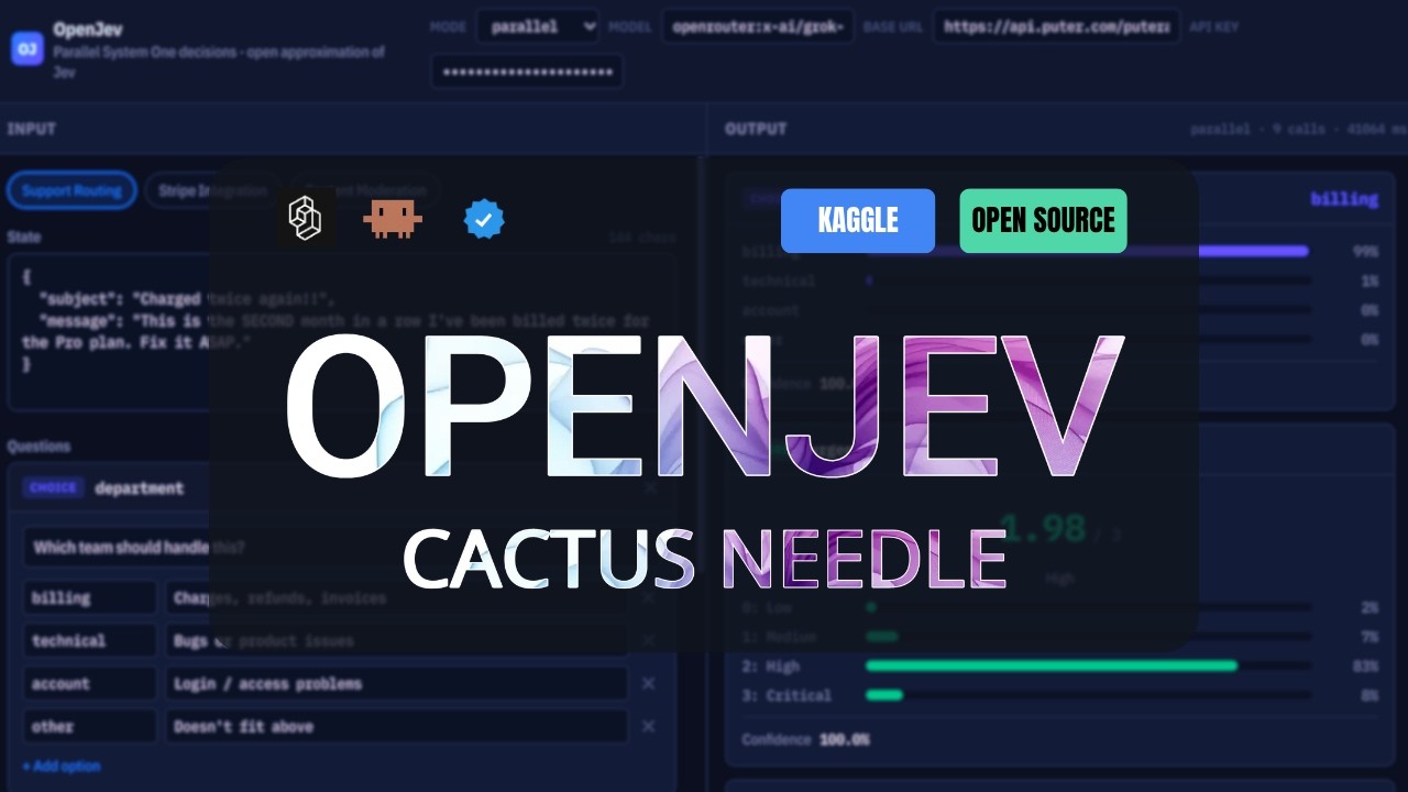 OpenJev + Cactus Needle: Lightweight Jev-Compatible FastAPI