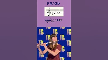 Low F#/Gb Flute Fingering #flutelessons #flute #onlineflutelessons #piccolo #musiclessons