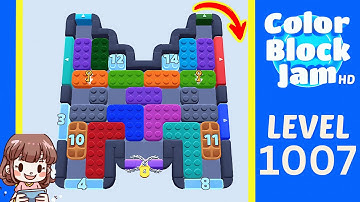 Color Block Jam Level 1007 Solution Walkthrough