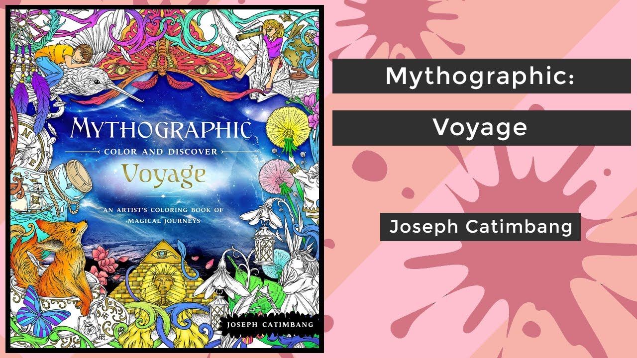 MYTHOGRAPHIC Labyrinth - Joseph Catimbang // Adult Colouring Book Flip  Through 