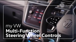 How to use the multi-function steering wheel controls in your Volkswagen