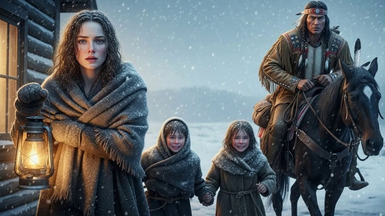 Ella Encontró Niños Blackfeet Perdidos en una Tormenta—Su Padre Guerrero Cabalgó Días para Agra