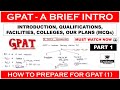 Gpat  a brief introduction  part 1  carewell classes  carewell pharma