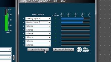 Crown | How to Route Audio onto the BLU link BUS
