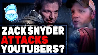 Zack Snyder BLASTS Youtubers?!? It's Complicated! HBO Max Snyder Cut Justice League Stream Mess