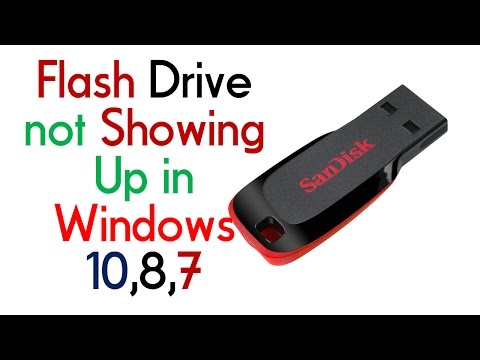 Fix USB Flash Drive Not Showing Up In Windows 10,8,7 [ BlueLight TECH ]