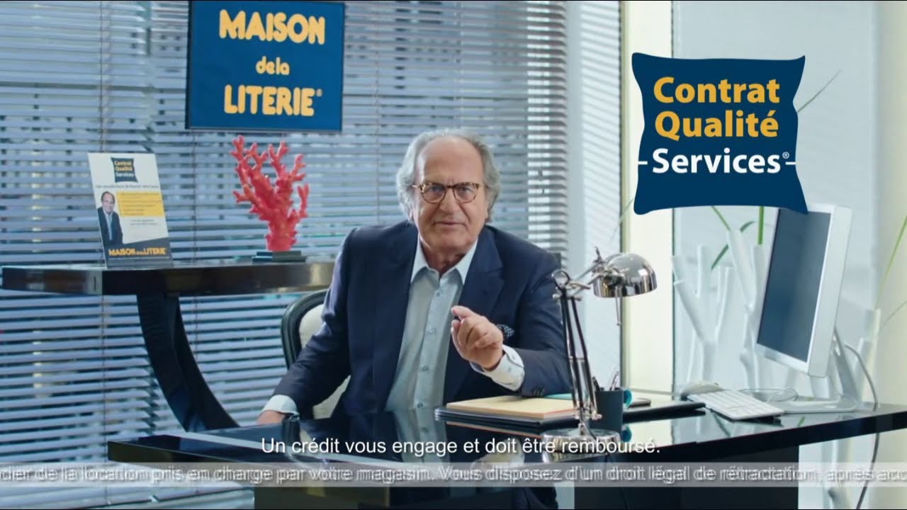 Maison de la Literie (Pierre Elmalek) "contrat qualité service" Publicité  0:12 - YouTube