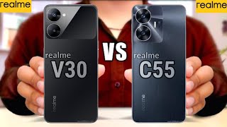 Realme V30 Vs Realme C55  . #Trakontech