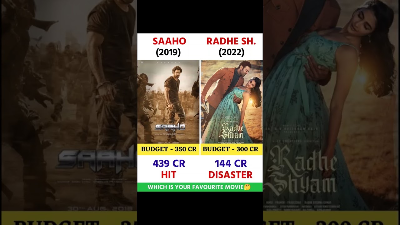 Saaho vs Radhe Shyam Box Office 