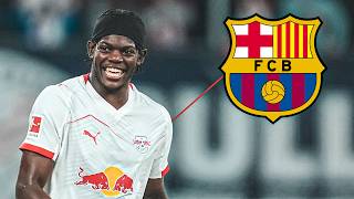 Here Is Why FC Barcelona Want Castello Lukeba - Best Skills, Tackles & Highlights
