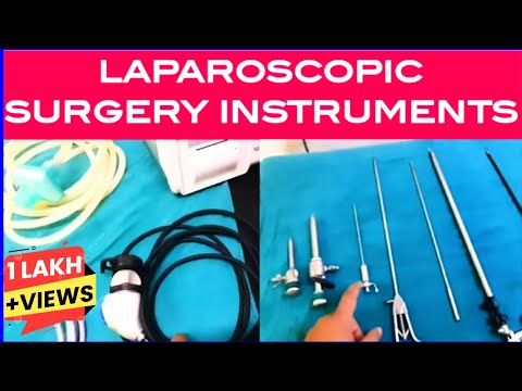 What instruments are used in a laparoscopic surgery? #laparoscopysurgery 