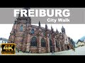 FREIBURG CITY WALKING TOUR  |  4K UHD | ☁️ | 🇩🇪 | GERMANY | OLD TOWN