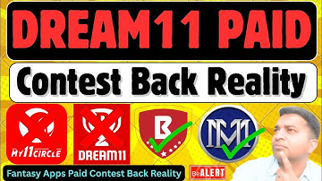 Dream11 Paid Contest Back Reality|| Fantasy Apps Paid Contest Back Reality|| Dream11 Paid Contest