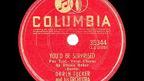 1940 HITS ARCHIVE: Youd Be Surprised - Orrin Tucker (Bonnie Baker, vocal)