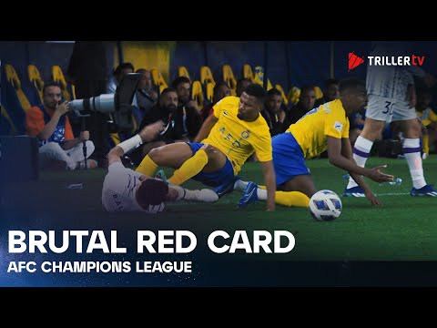 OMG! 🤕 BRUTAL RED CARD of Aiman Ahmed | AL NASSR vs AL AIN