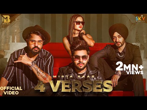 4 VERSES - MISTA BAAZ (Official Video) GAGGU | DEEP FATEH | GAUHAR | SKY | New Punjabi Songs 2021