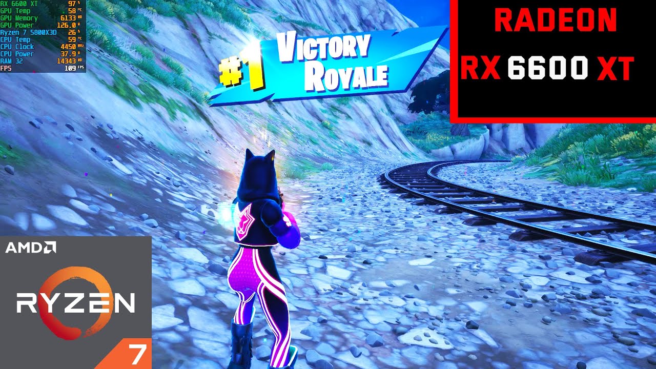 Fortnite Chapter 5 Ultra Graphics | RX 6600 XT | Ryzen 7 5800X3D ...