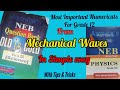 Most importants Questions from Physics`s  Mechanical Waves for Class 12 in one video.[In Nepali]