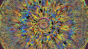 4min. Colorful Meditation Circular Fractal Forms Compilation