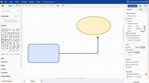 Add a connector to a fixed point within a shape in draw.io for Confluence